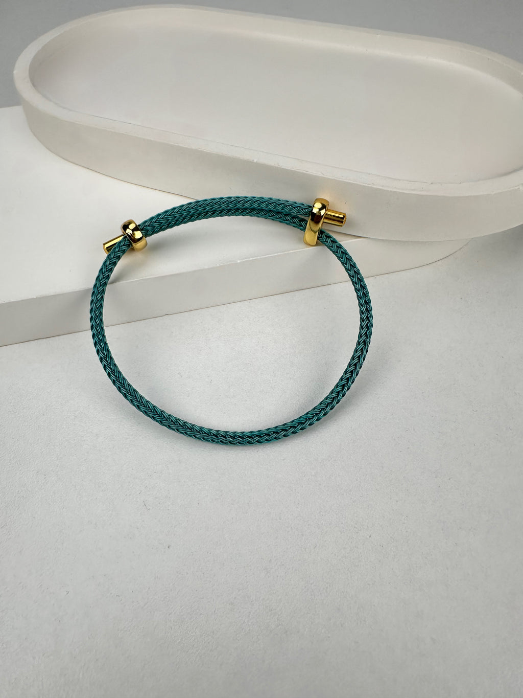 Özel Seri Turkuaz Çelik İpli Bileklik