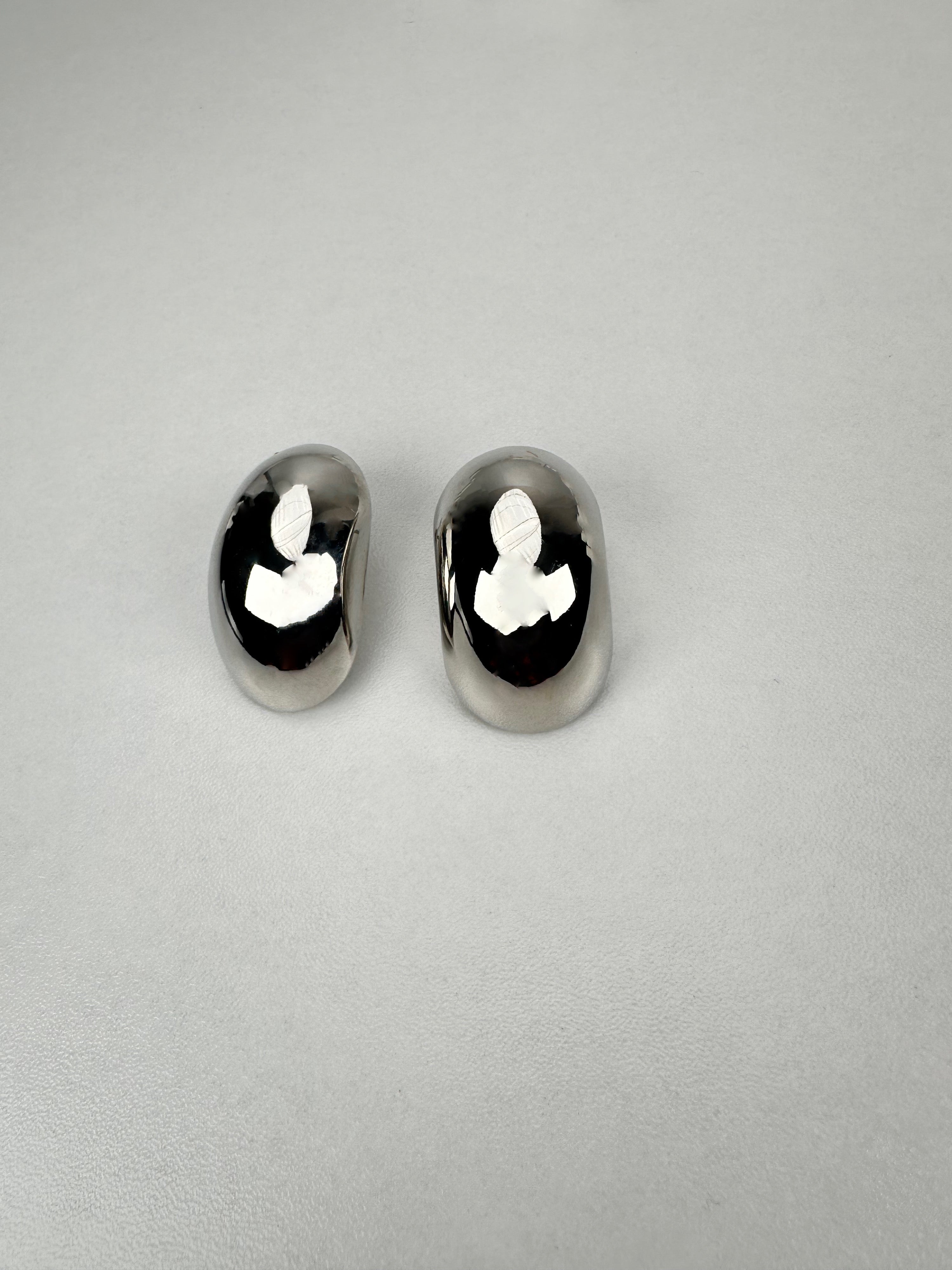 Özel Seri Plaka Gümüş Küpe