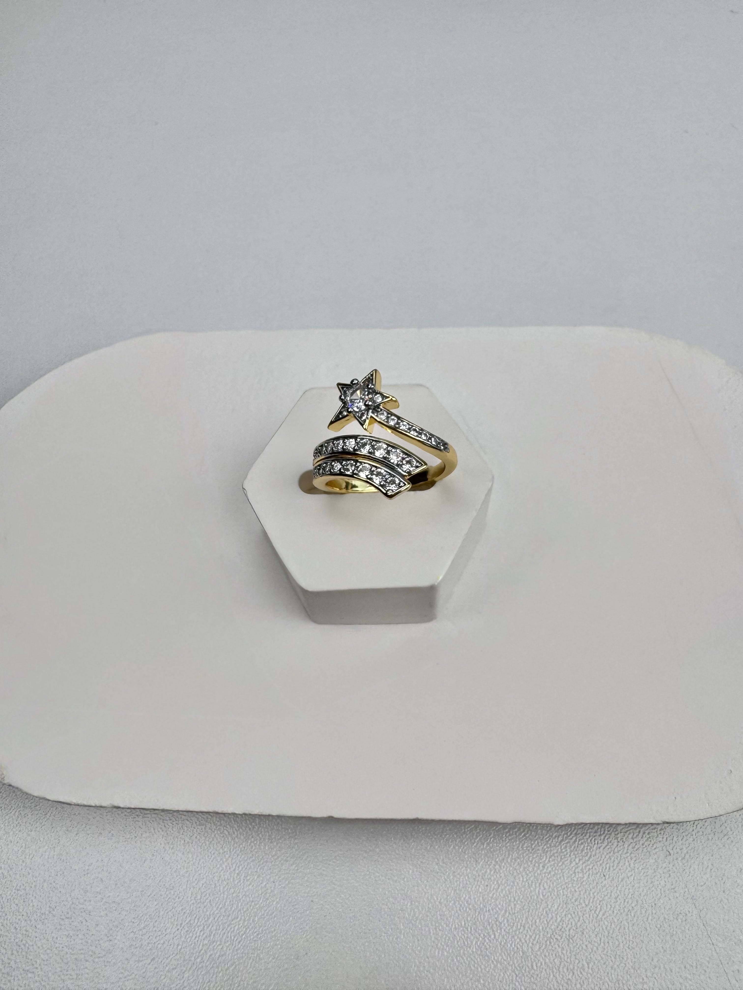 Yıldız Tasarım Taşlı Yüzük