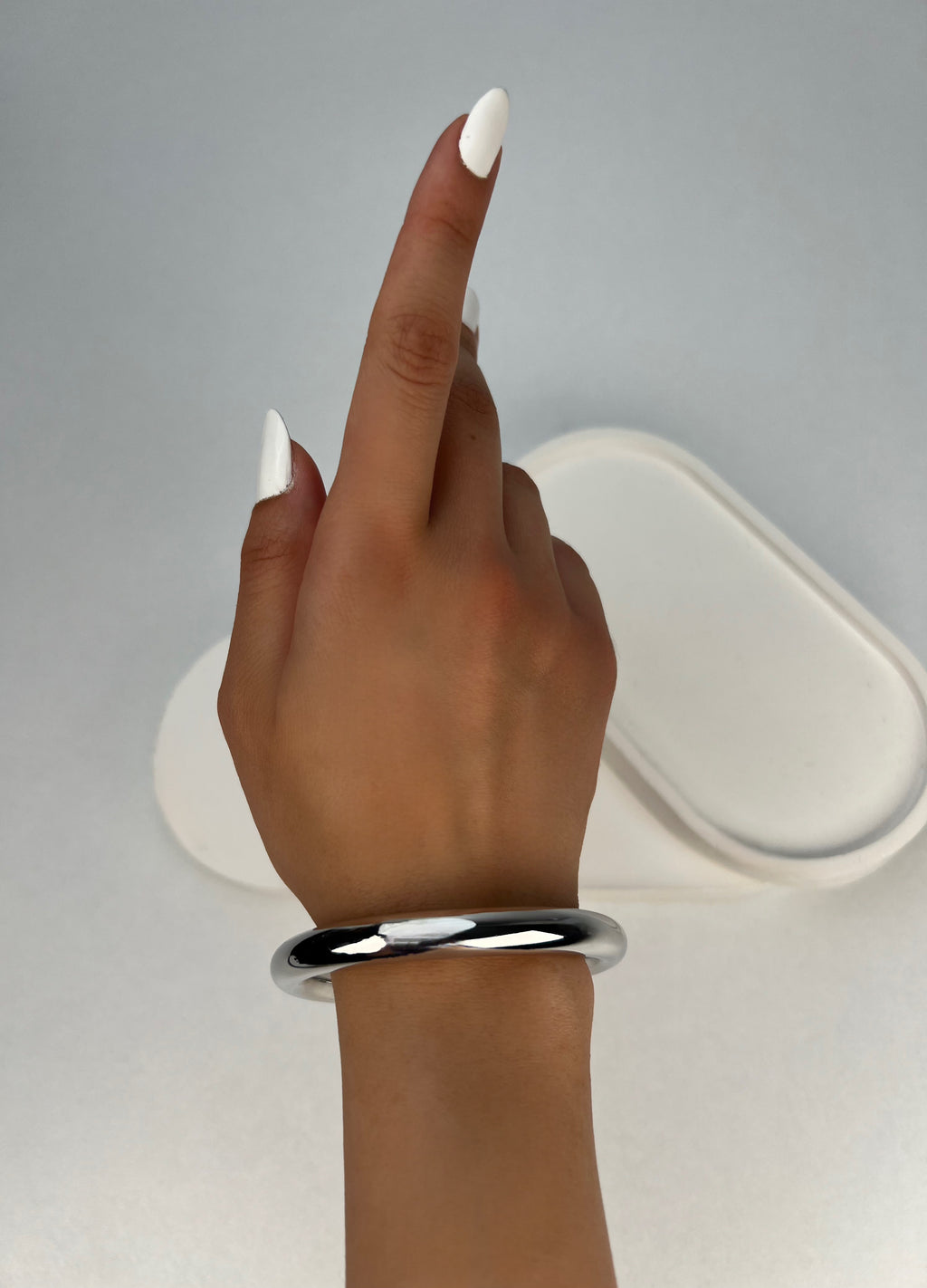 Özel Seri Halka Gümüş Bileklik