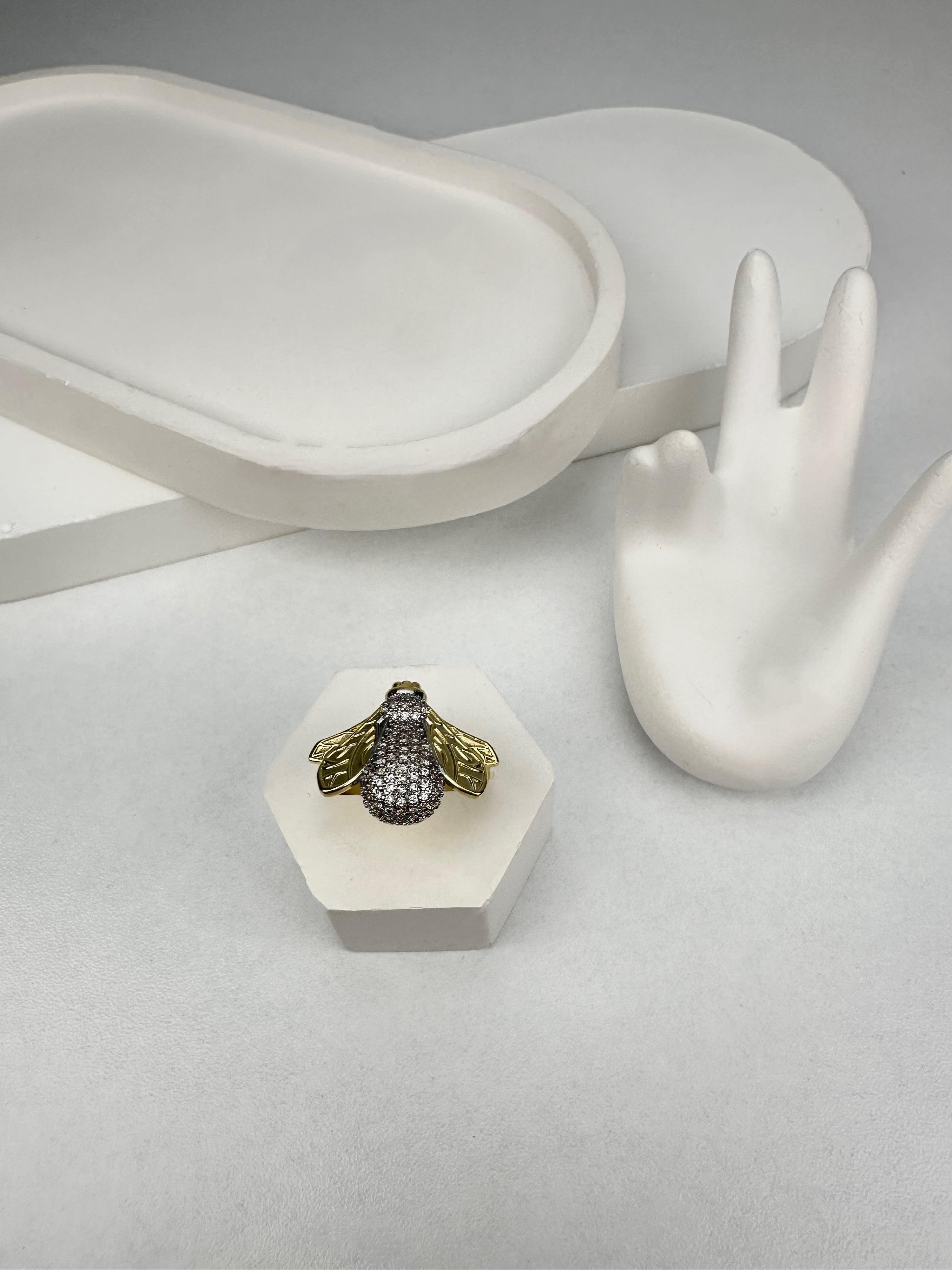 Özel Seri Arı Figür Yüzük