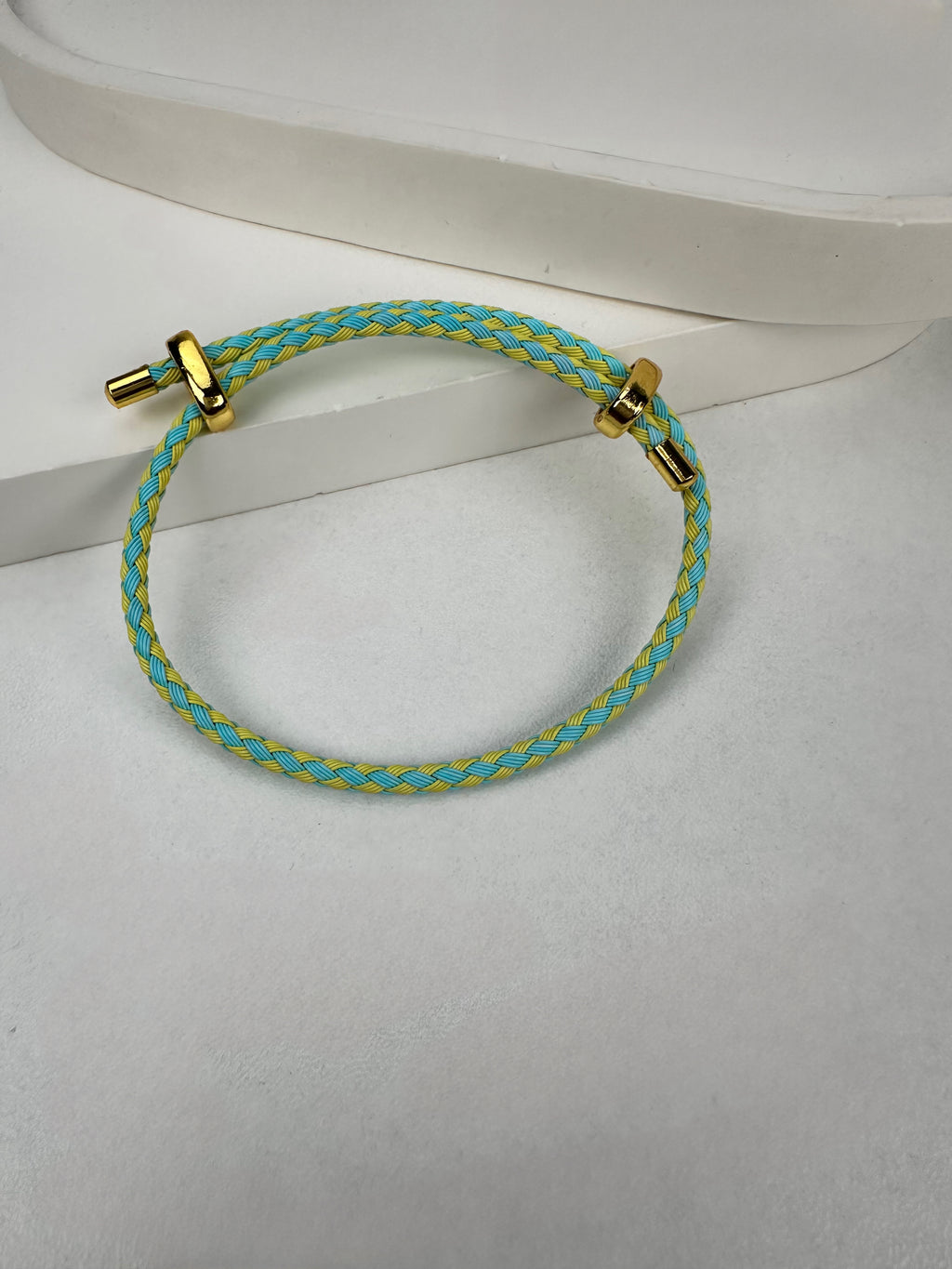 Özel Seri İki Renk İpli Çelik Bileklik