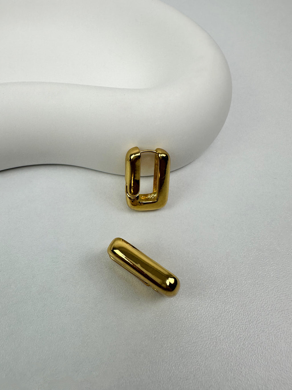 Kare Gold Basic Küpe