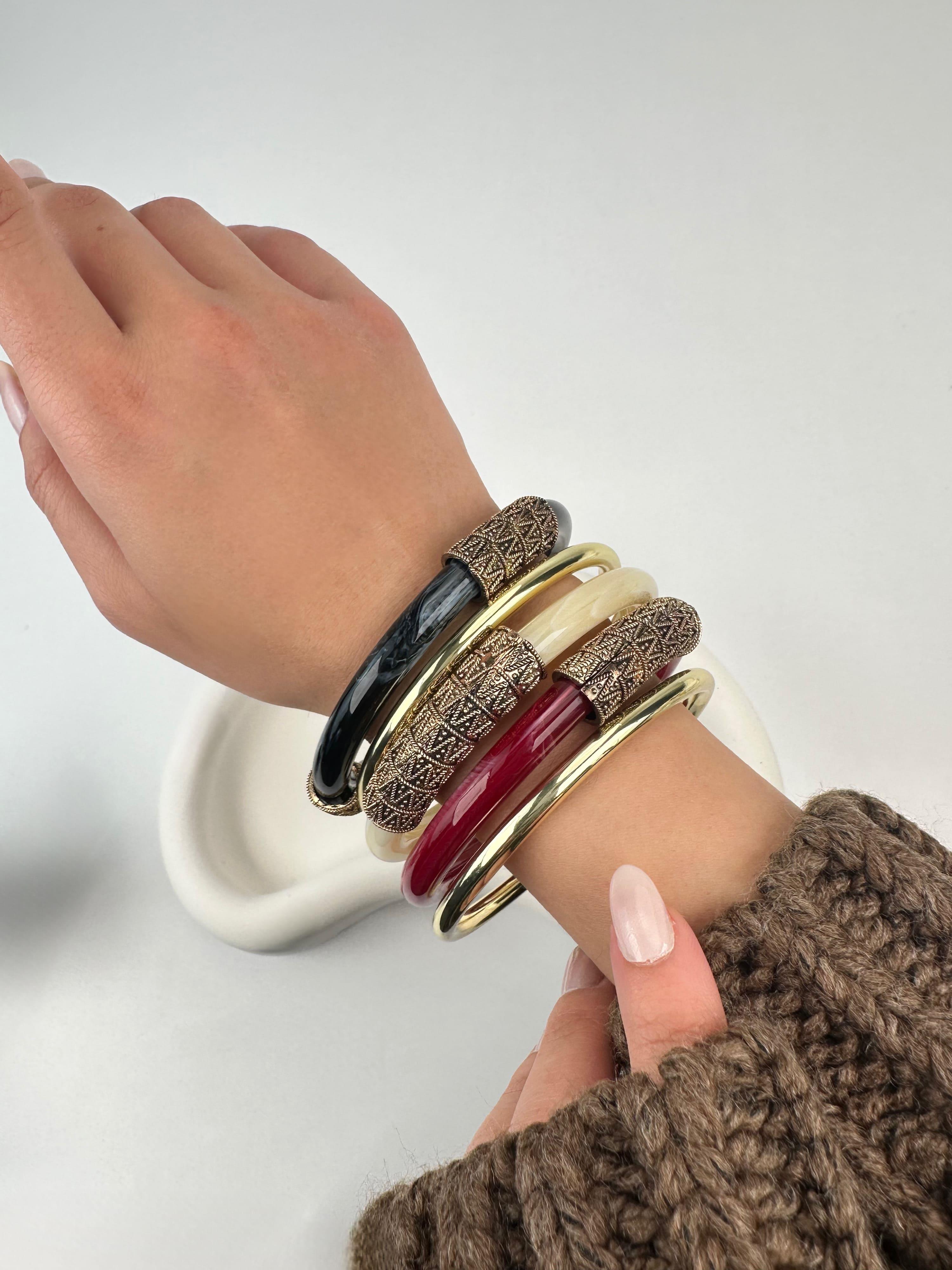 5'Li Vintage Tasarım Renkli Bileklik Set