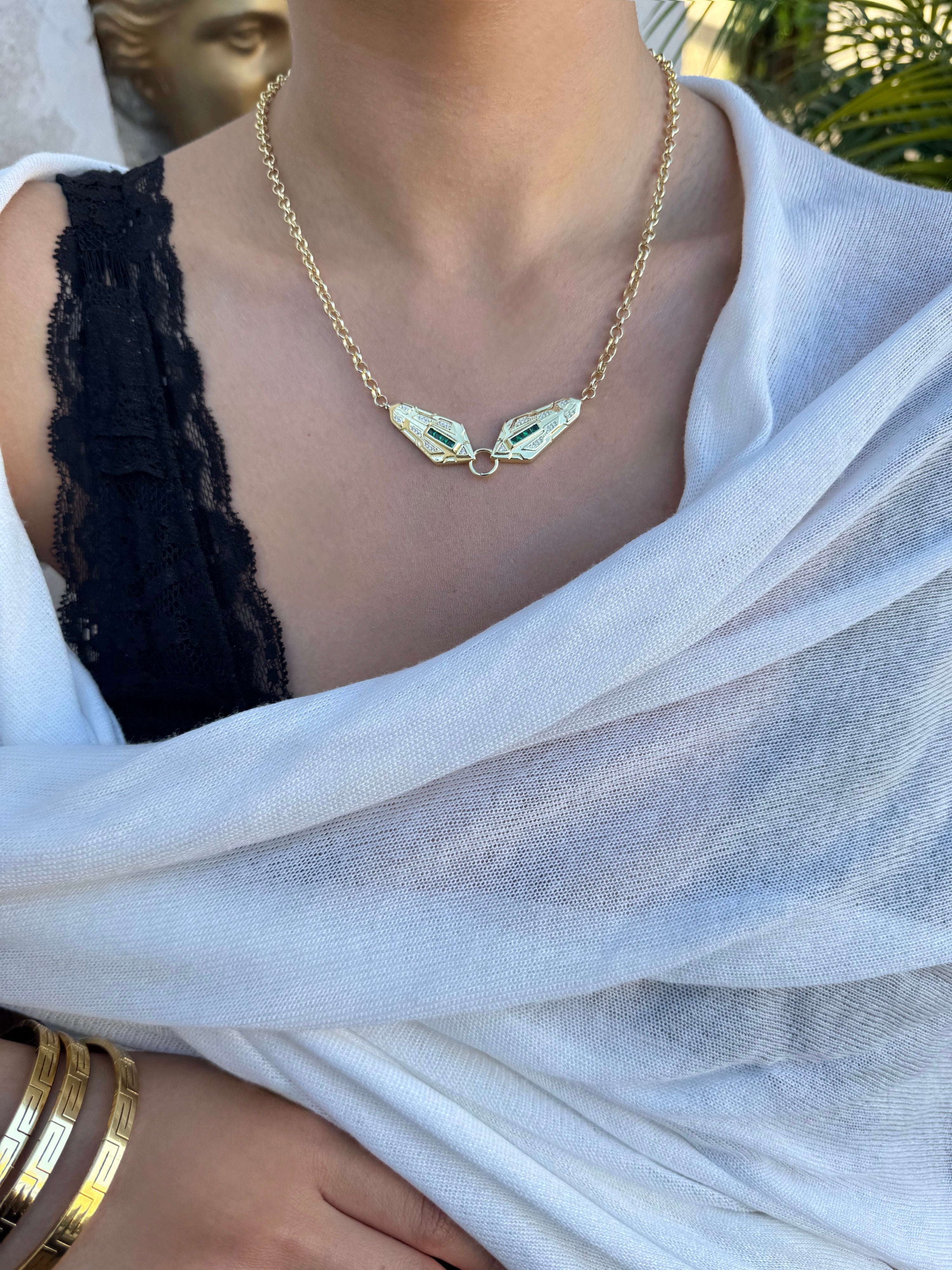 Serenay Gold Kolye