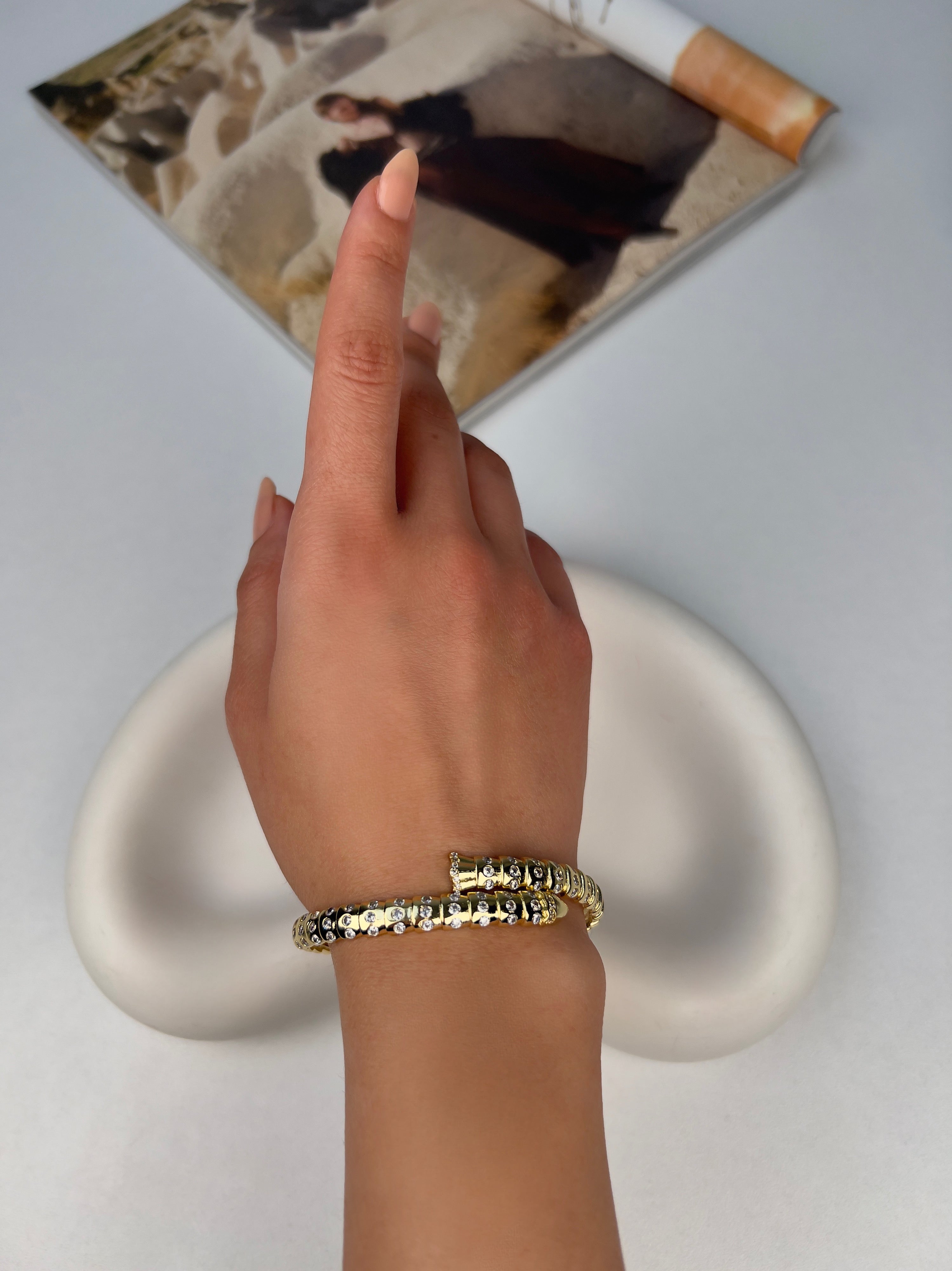 Özel Seri Yılan Desen Mistik Bileklik