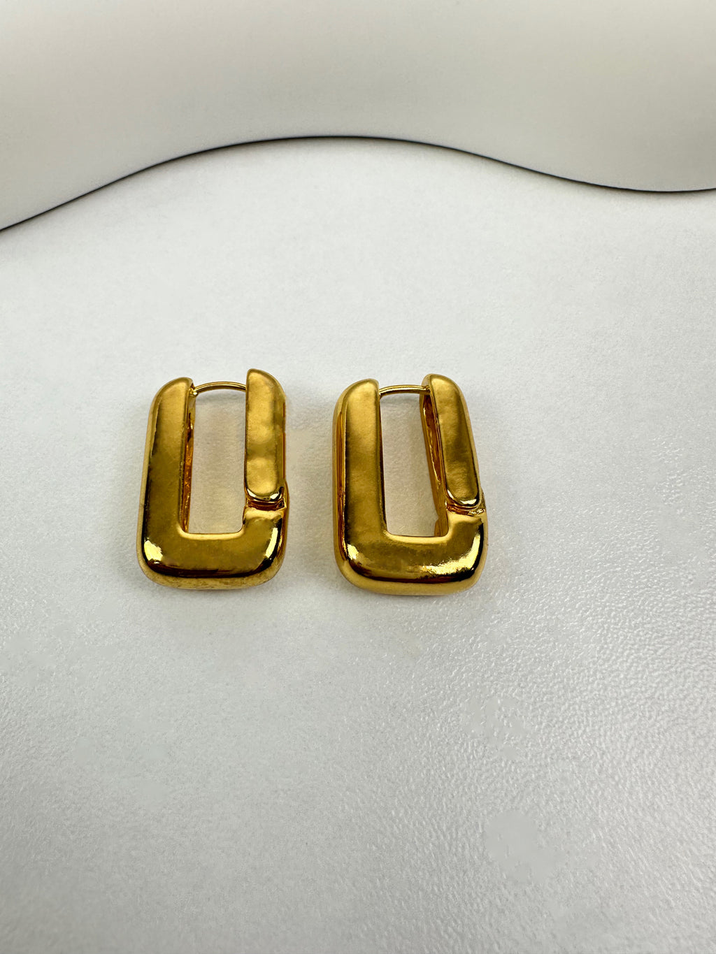 Kare Gold Basic Küpe