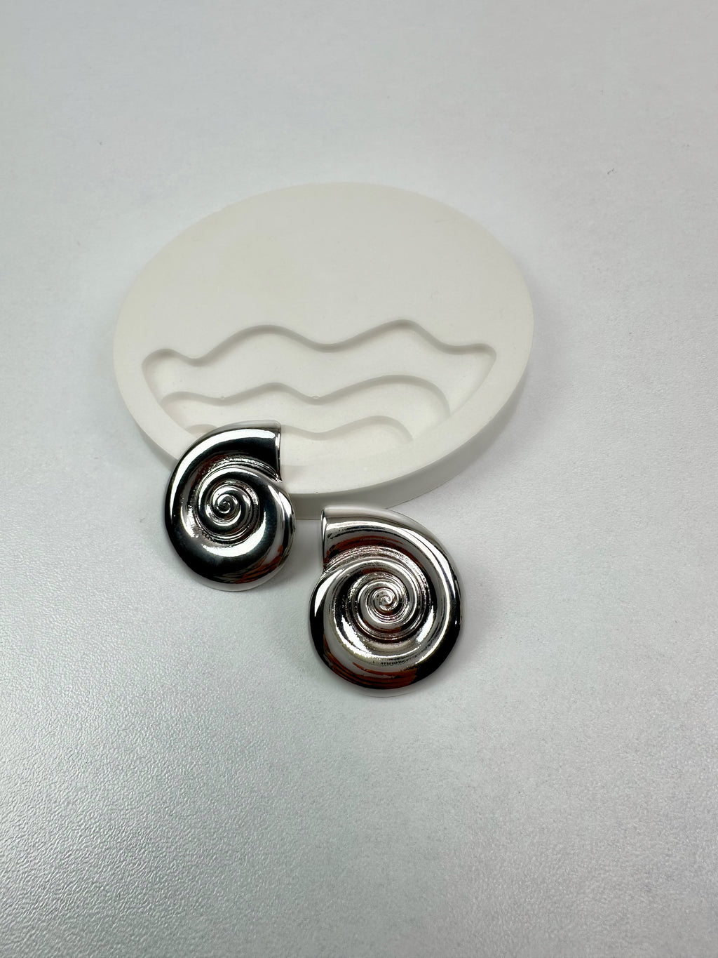 Özel Seri Salyangoz Gümüş Küpe