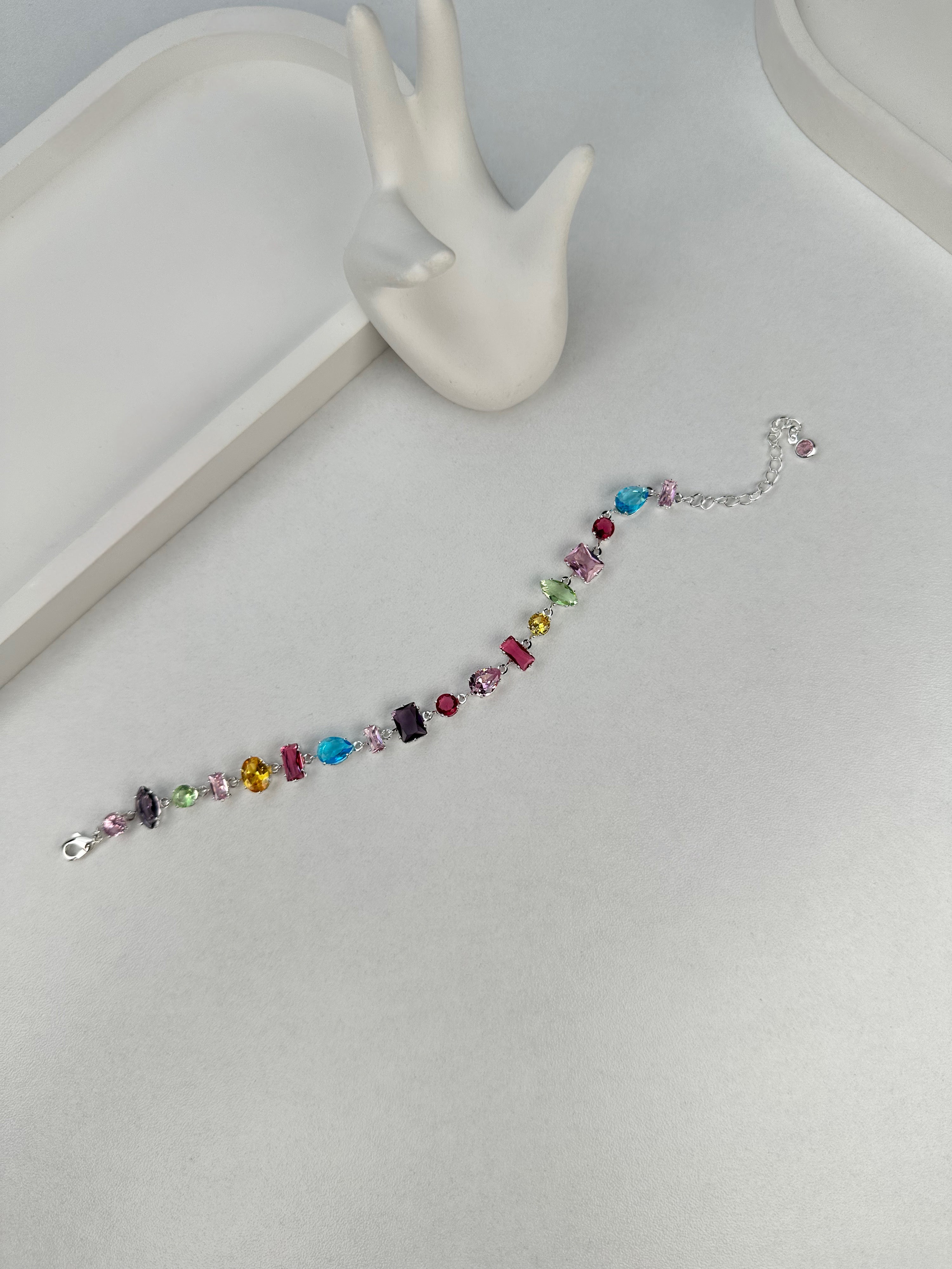 Özel Seri Renkli Taşlı Bileklik