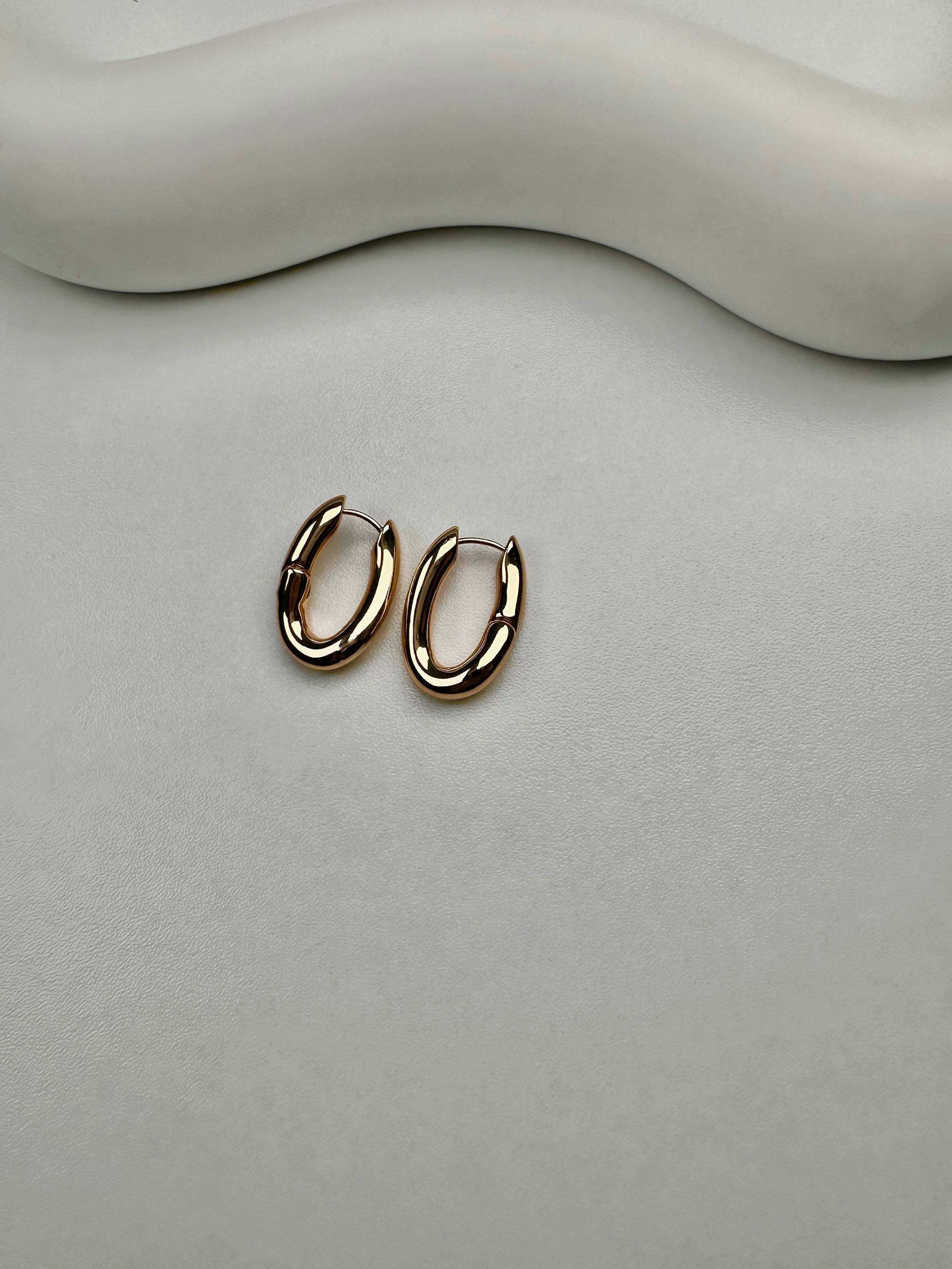 Mini Geo Desen Halka Küpe