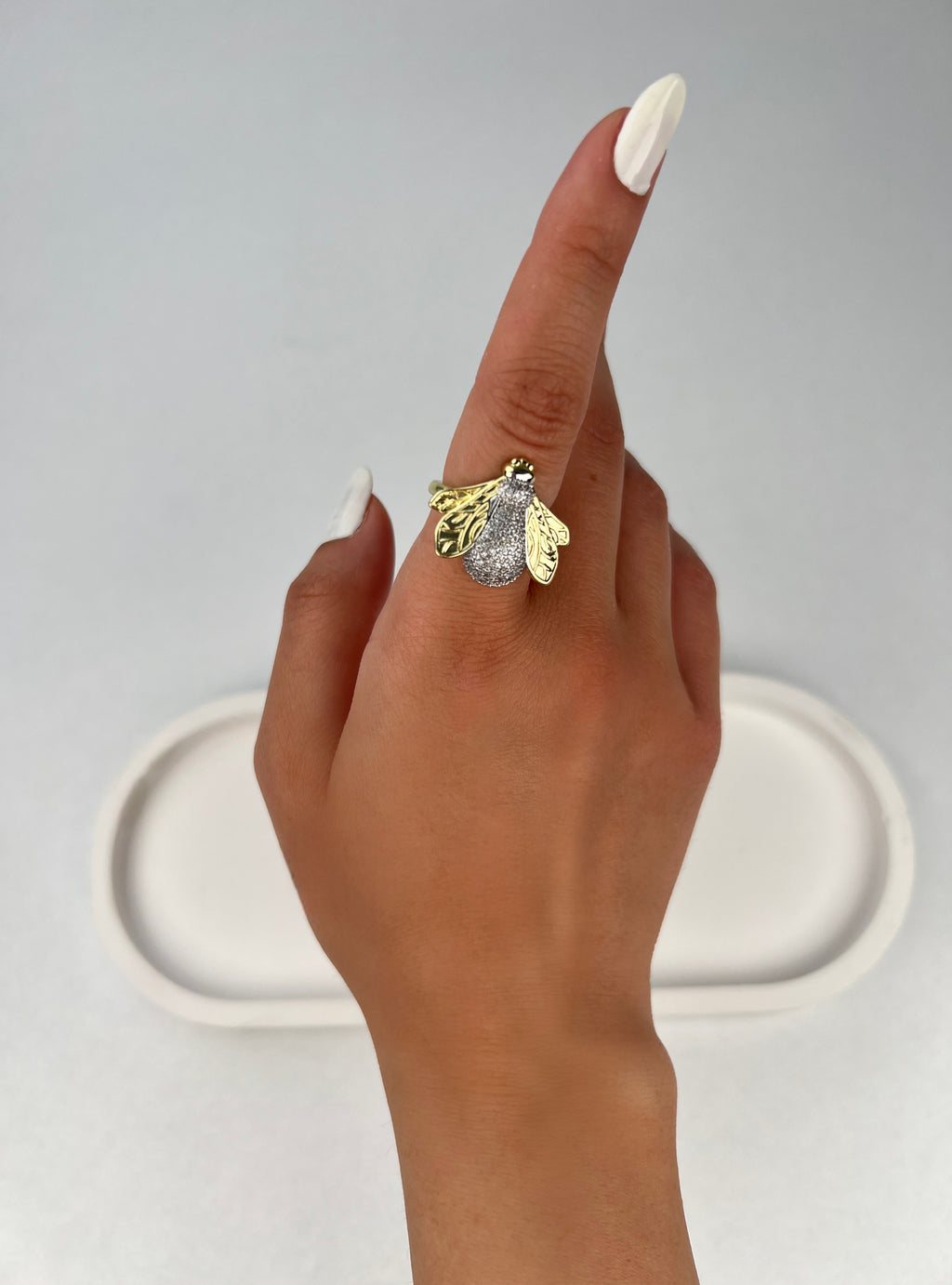 Özel Seri Arı Figür Yüzük