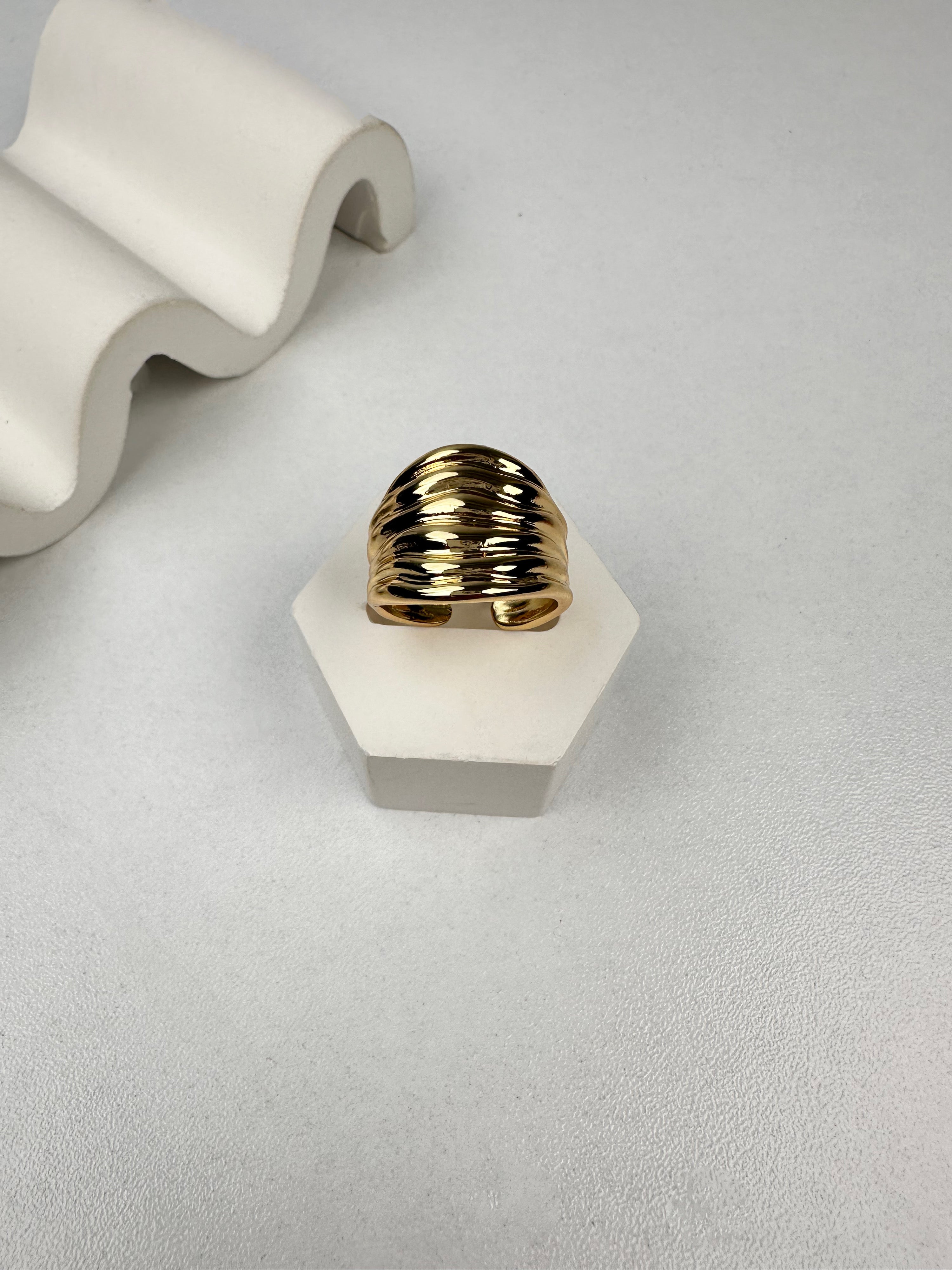 Özel Seri Plaka Gold Yüzük