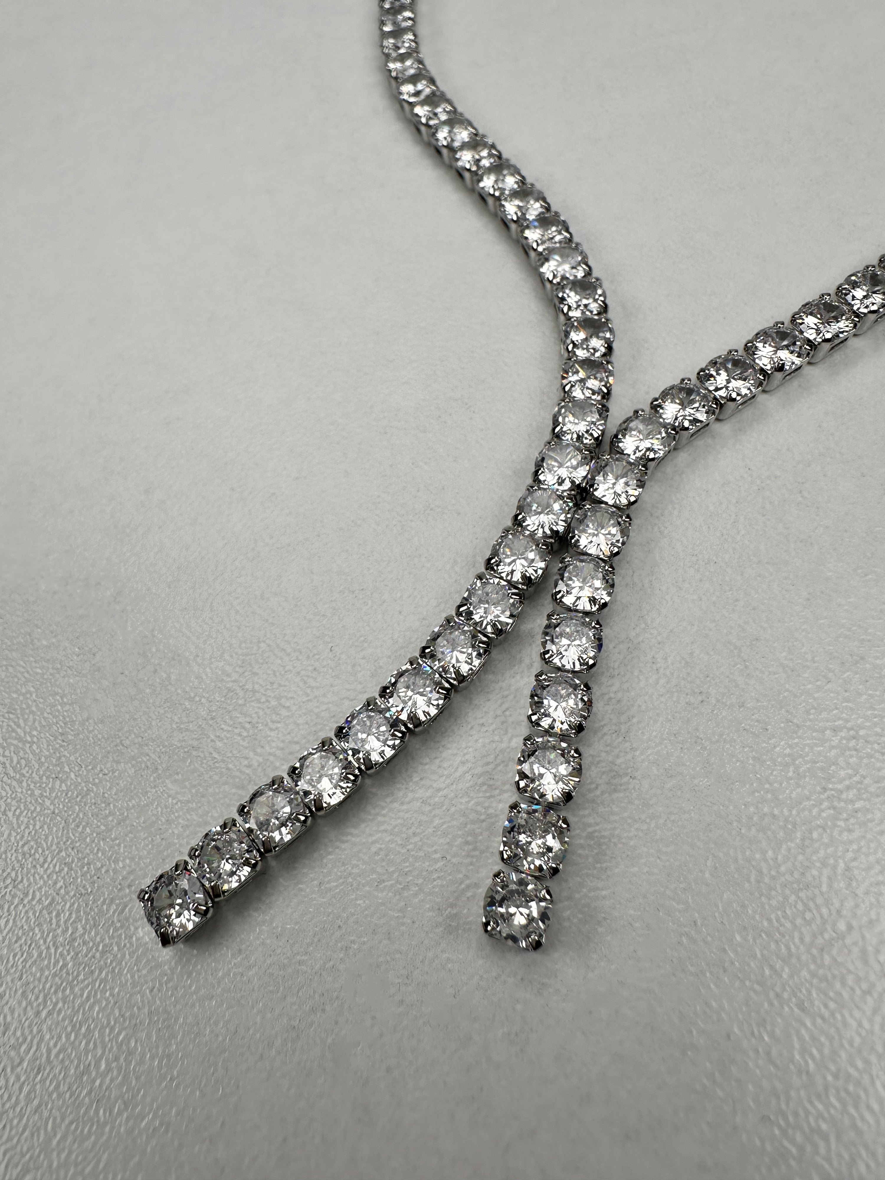 Zirkon Taşlı Set Kolye Küpe Takım