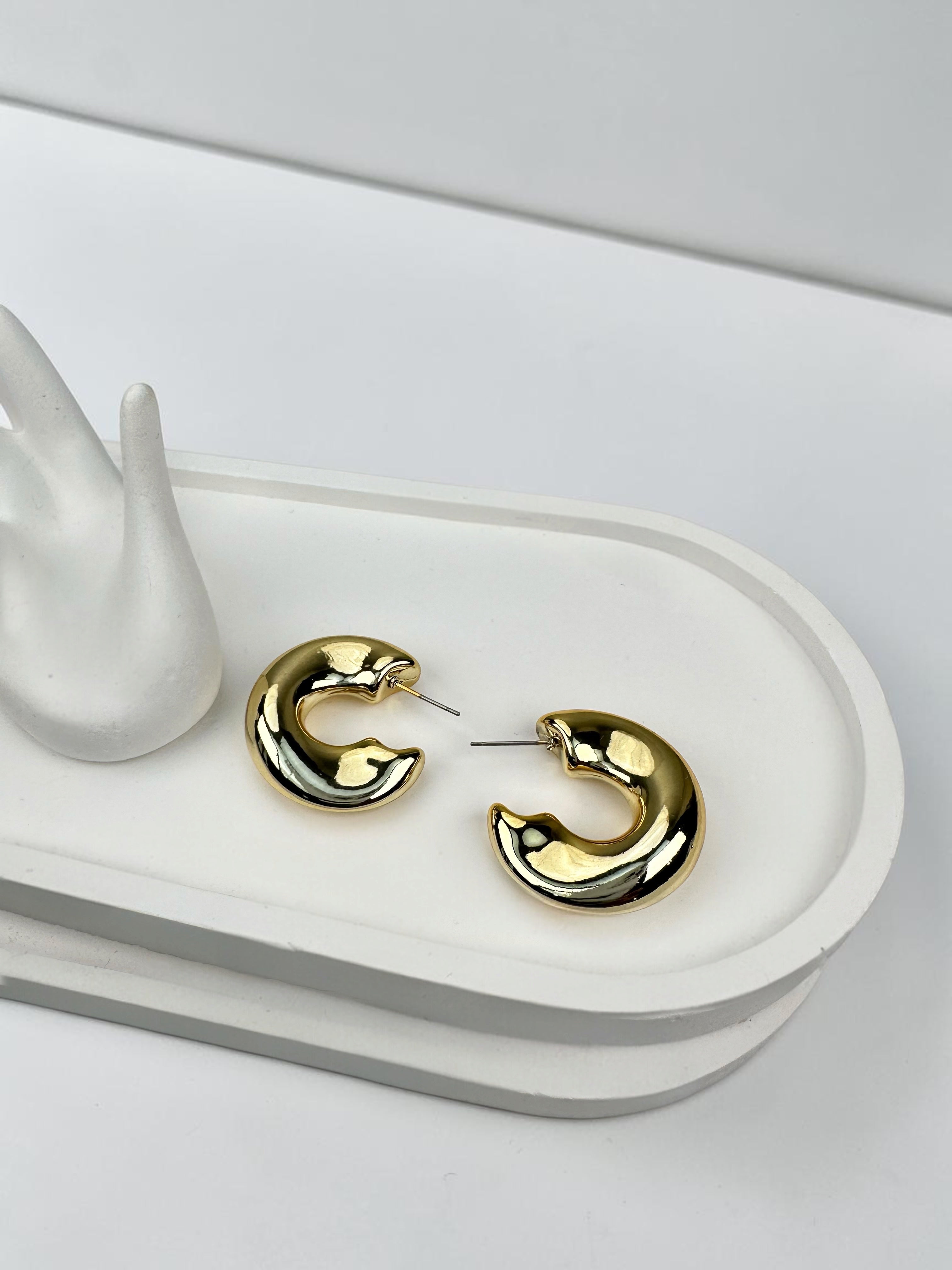 ZR Model Halk Gold Küpe