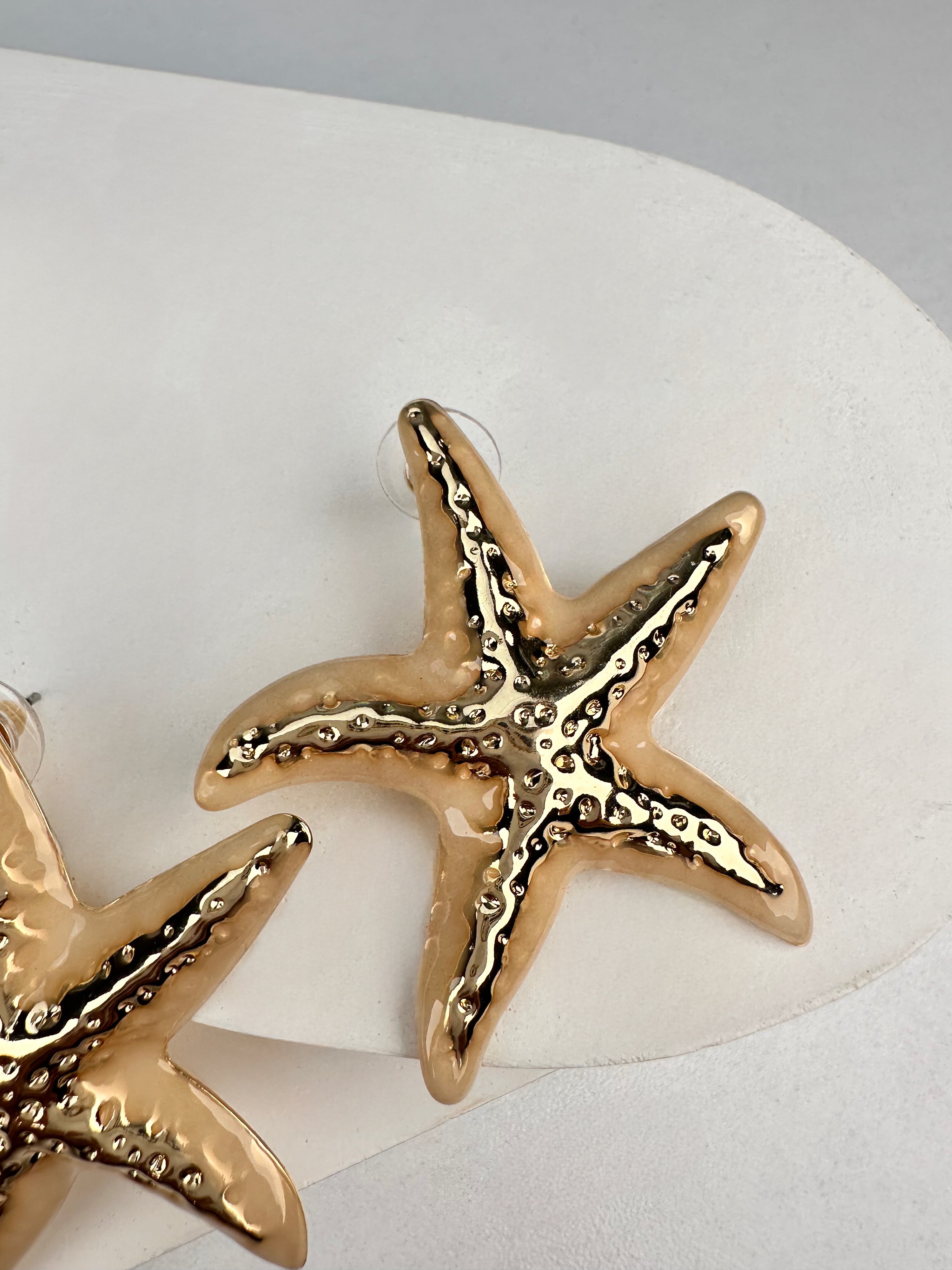 Özel Seri Deniz Yıldızı Küpe