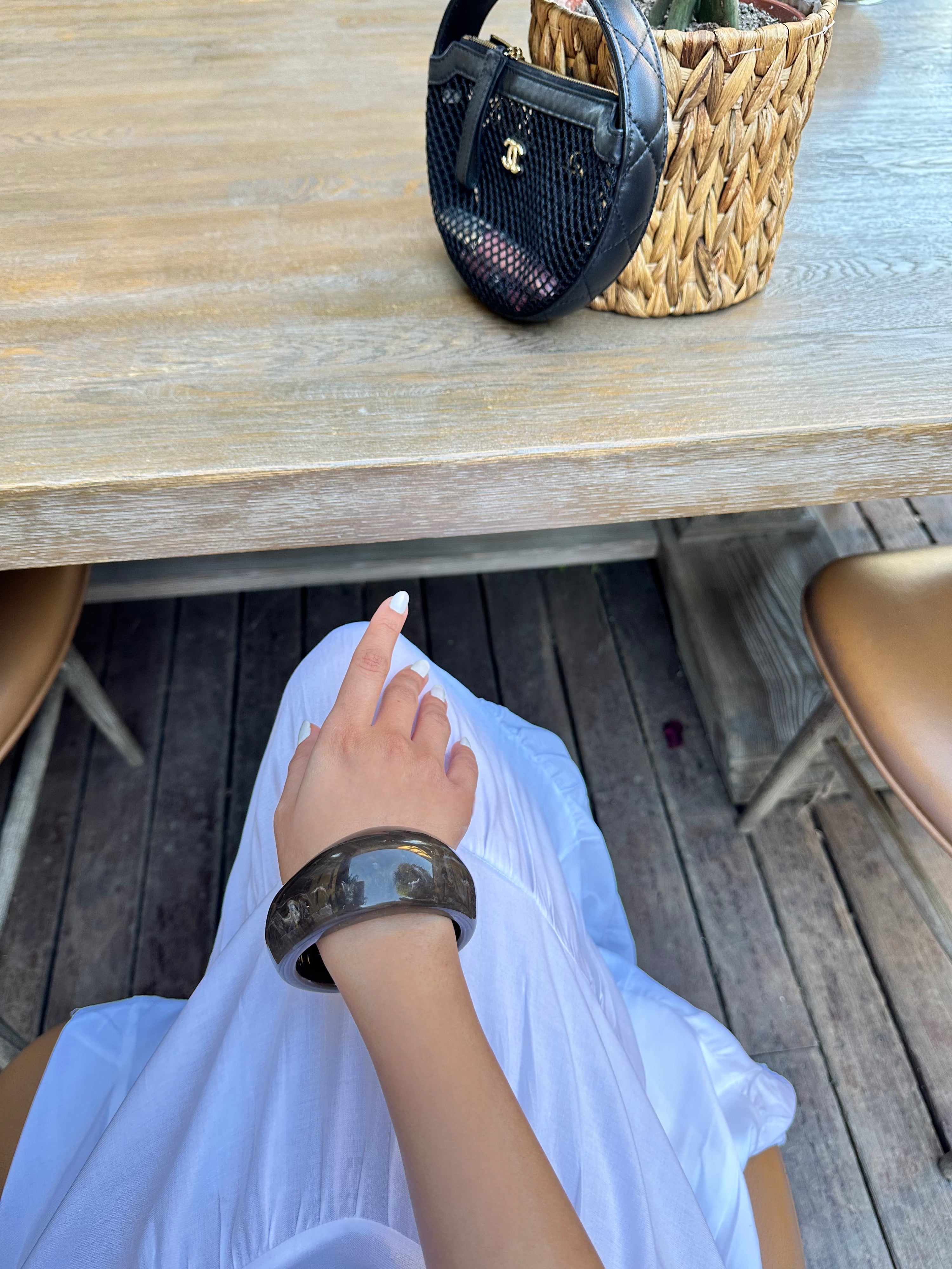 ZR Model Koyu Kahve Akrilik Bileklik