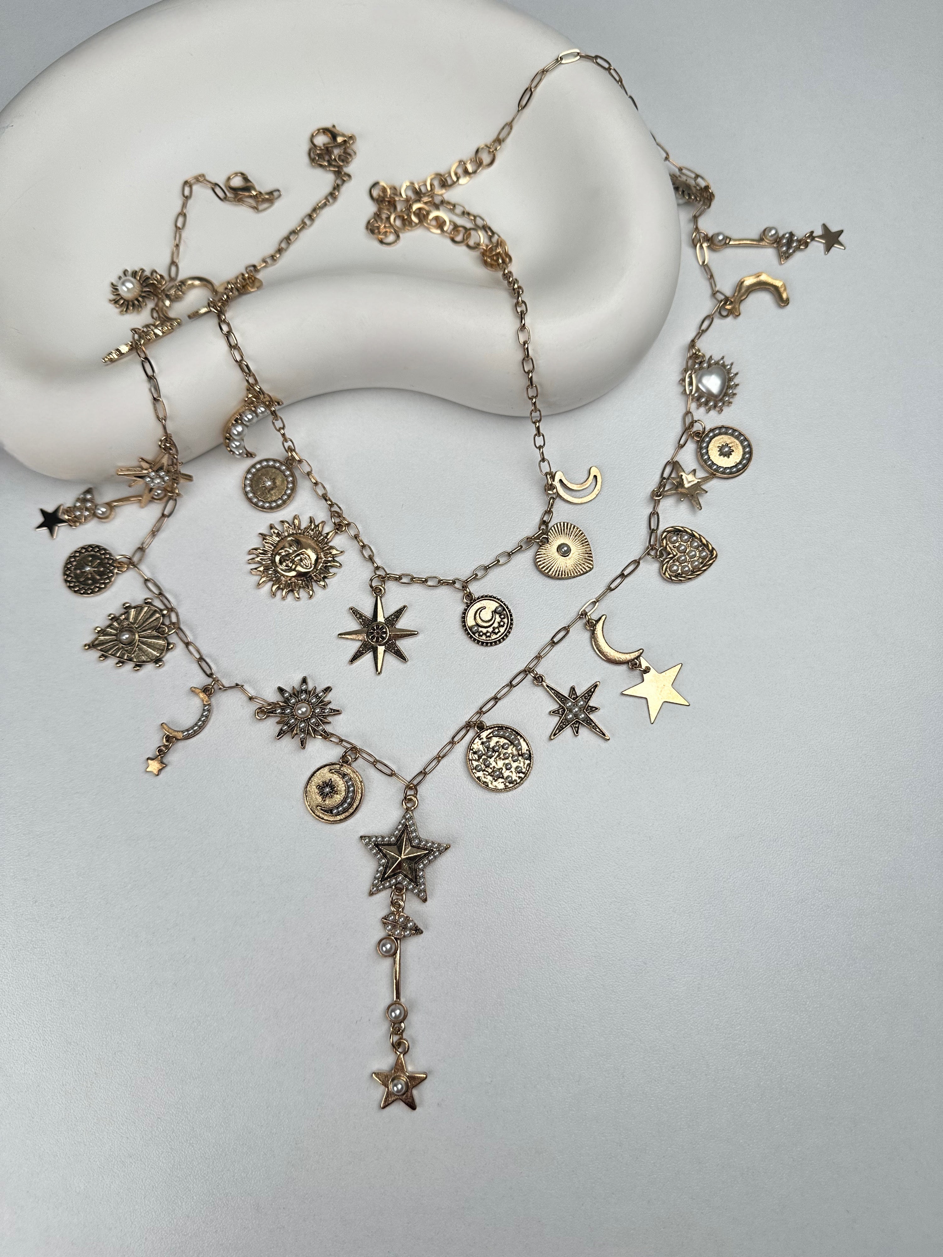 Özel Seri ZR Model İkili Charm Kolye