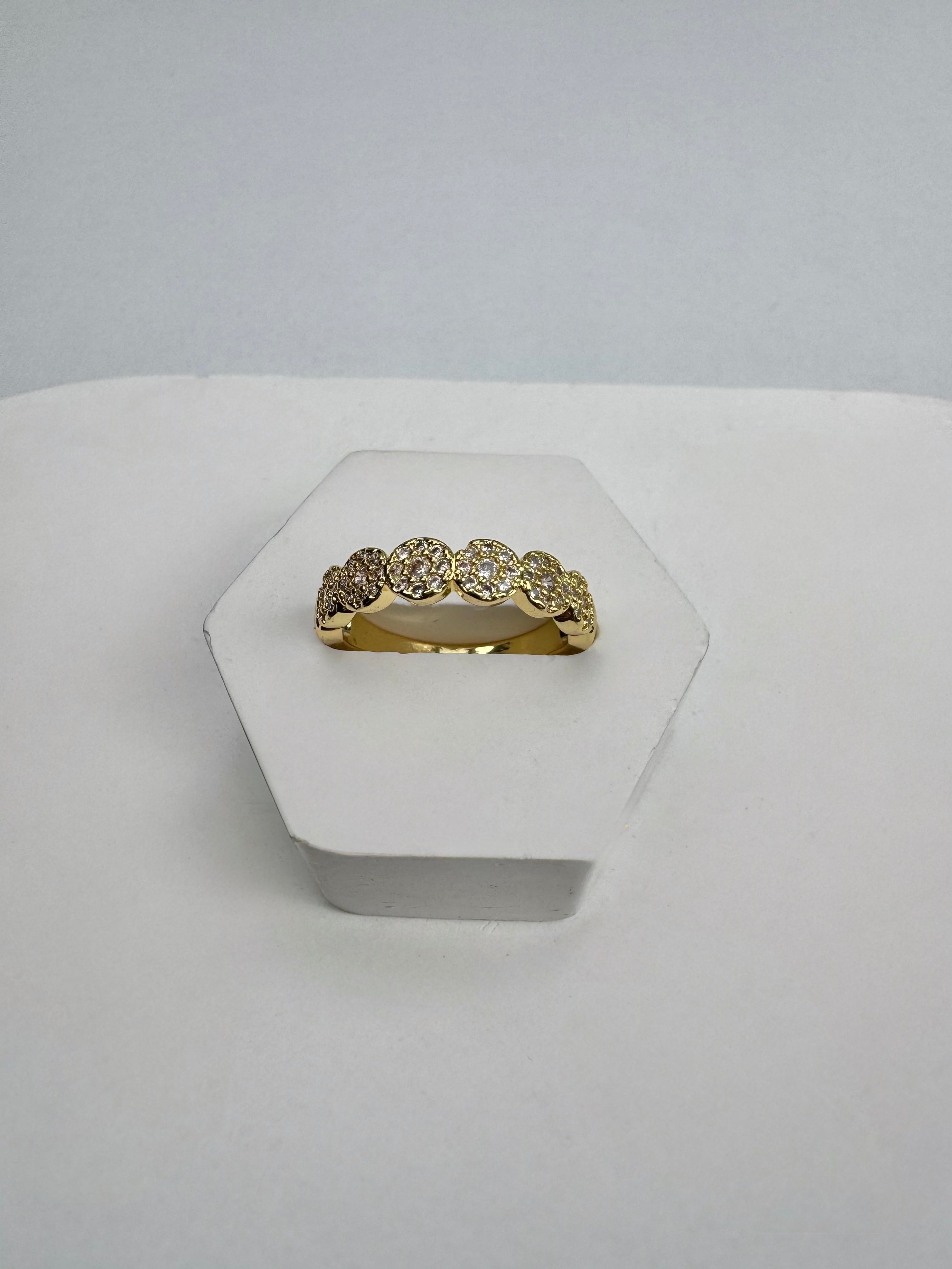 Tamtur Taşlı Gold Yüzük