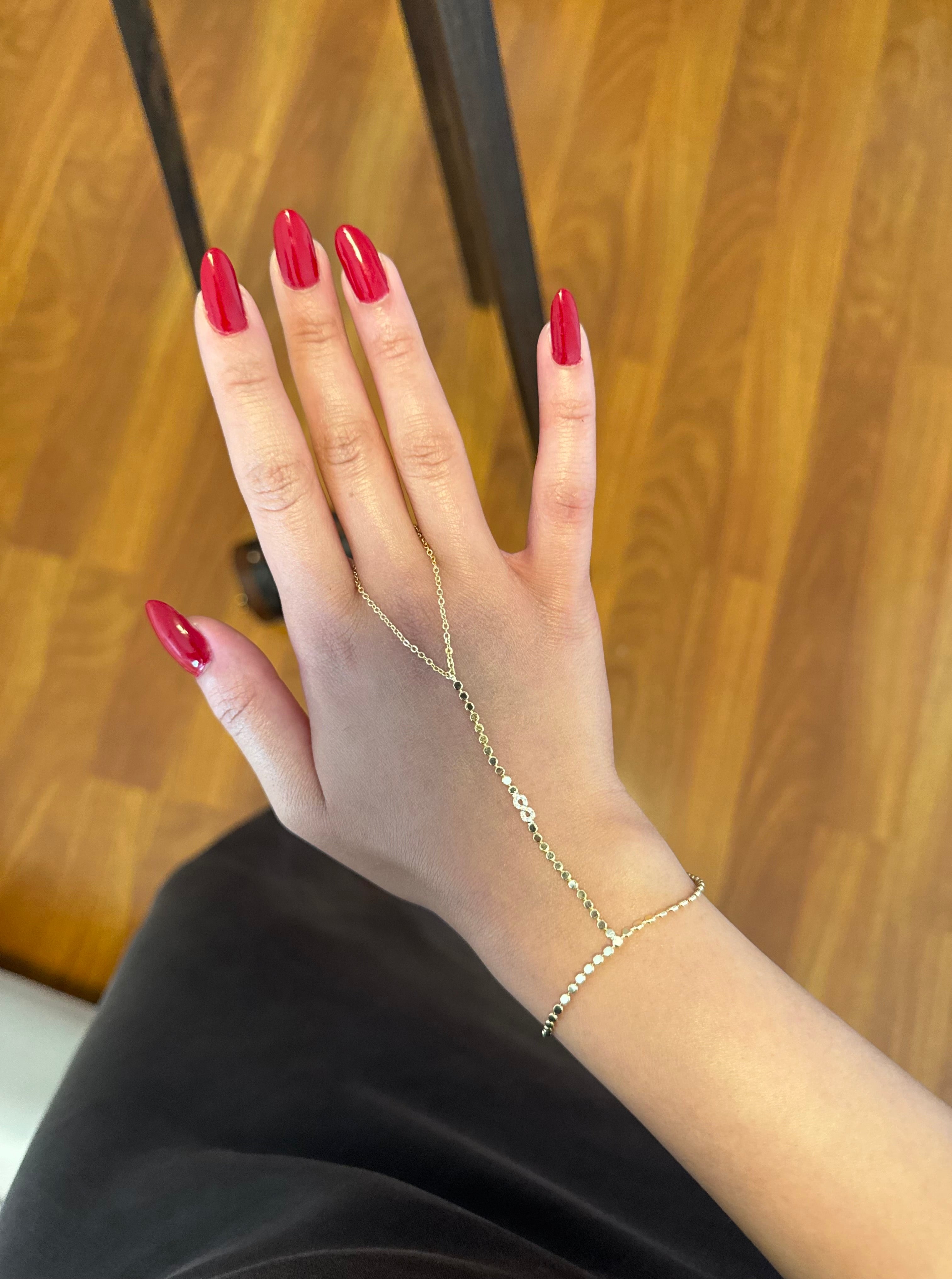 Özel Seri Sonsuzluk Desen Ezme Gold Şahmeran