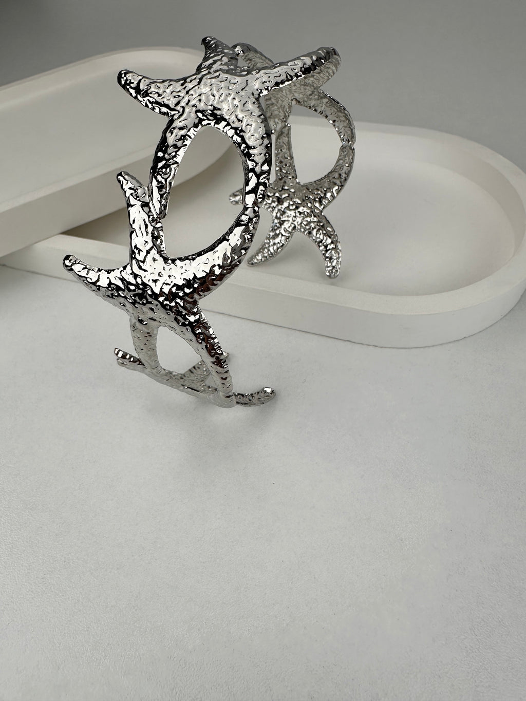 Özel Seri  Deniz Yıldızı Gümüş Pazu Bilekliği