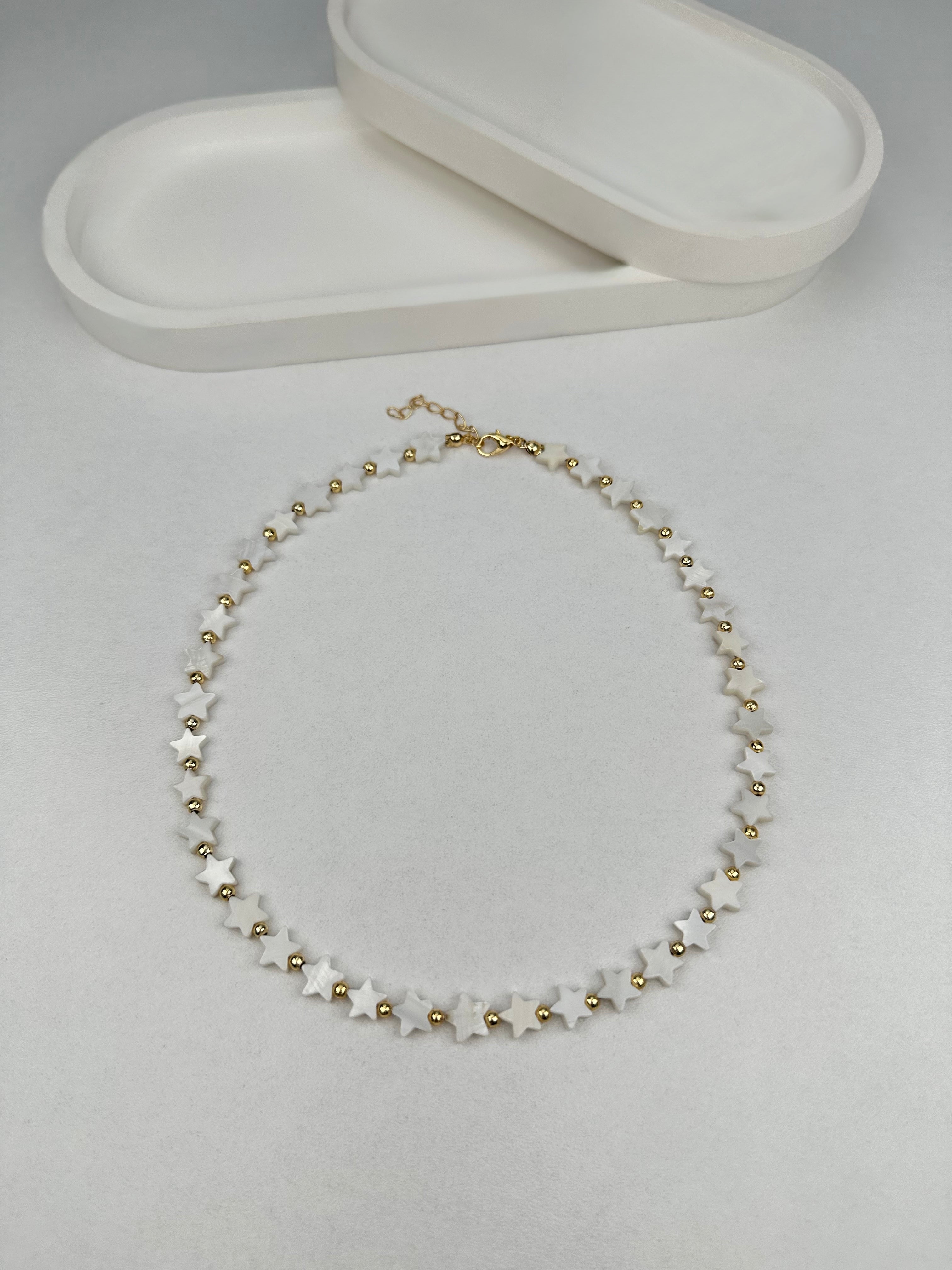 Özel Seri Beyaz Yıldız Kolye