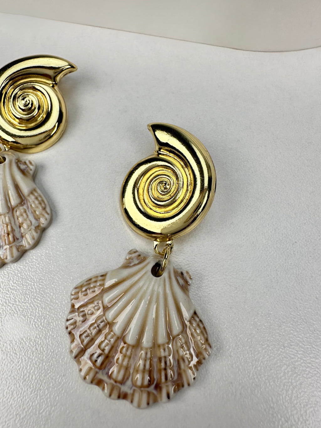 Deniz Kabuklu Salyangoz Küpe