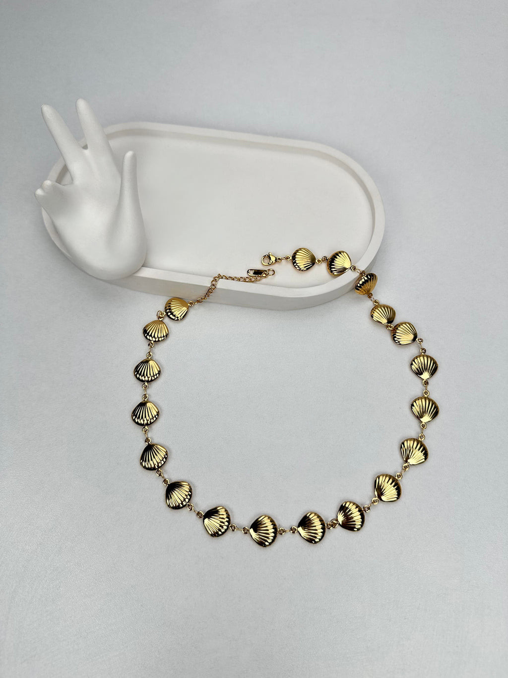 Deniz Kabuğu Gold Kolye