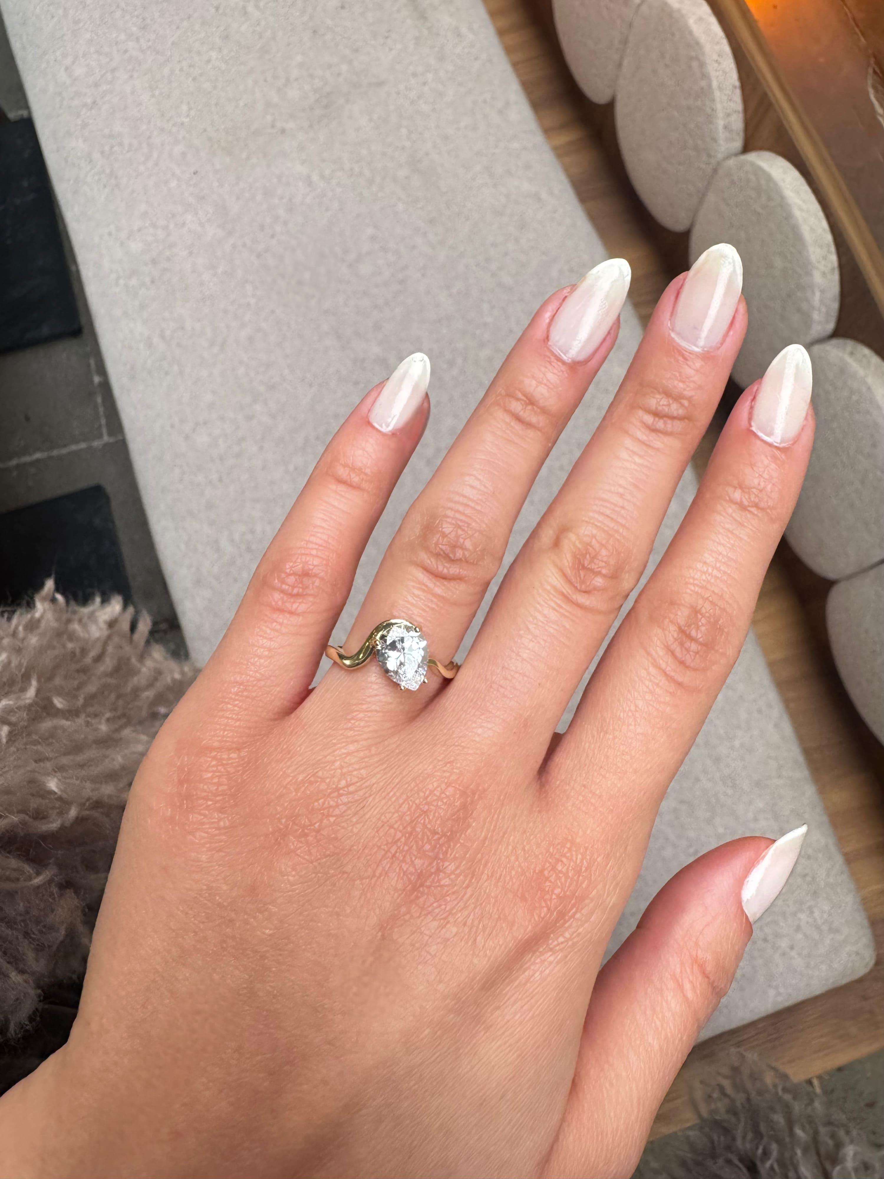 Geometrik Desen Tektaş Yüzük