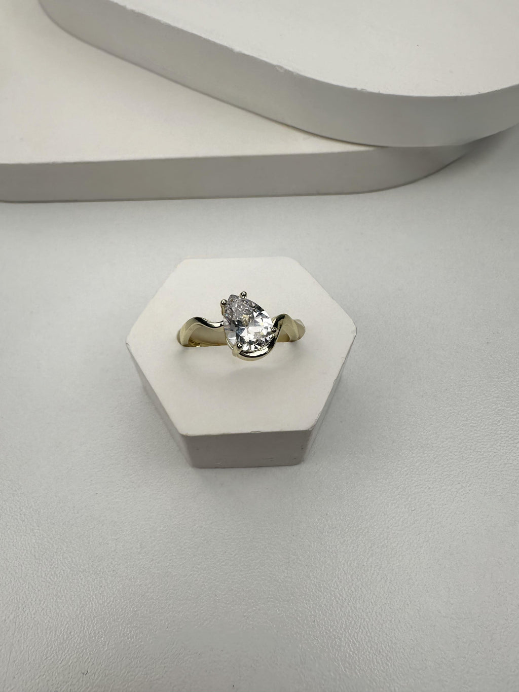 Geometrik Desen Tektaş Yüzük