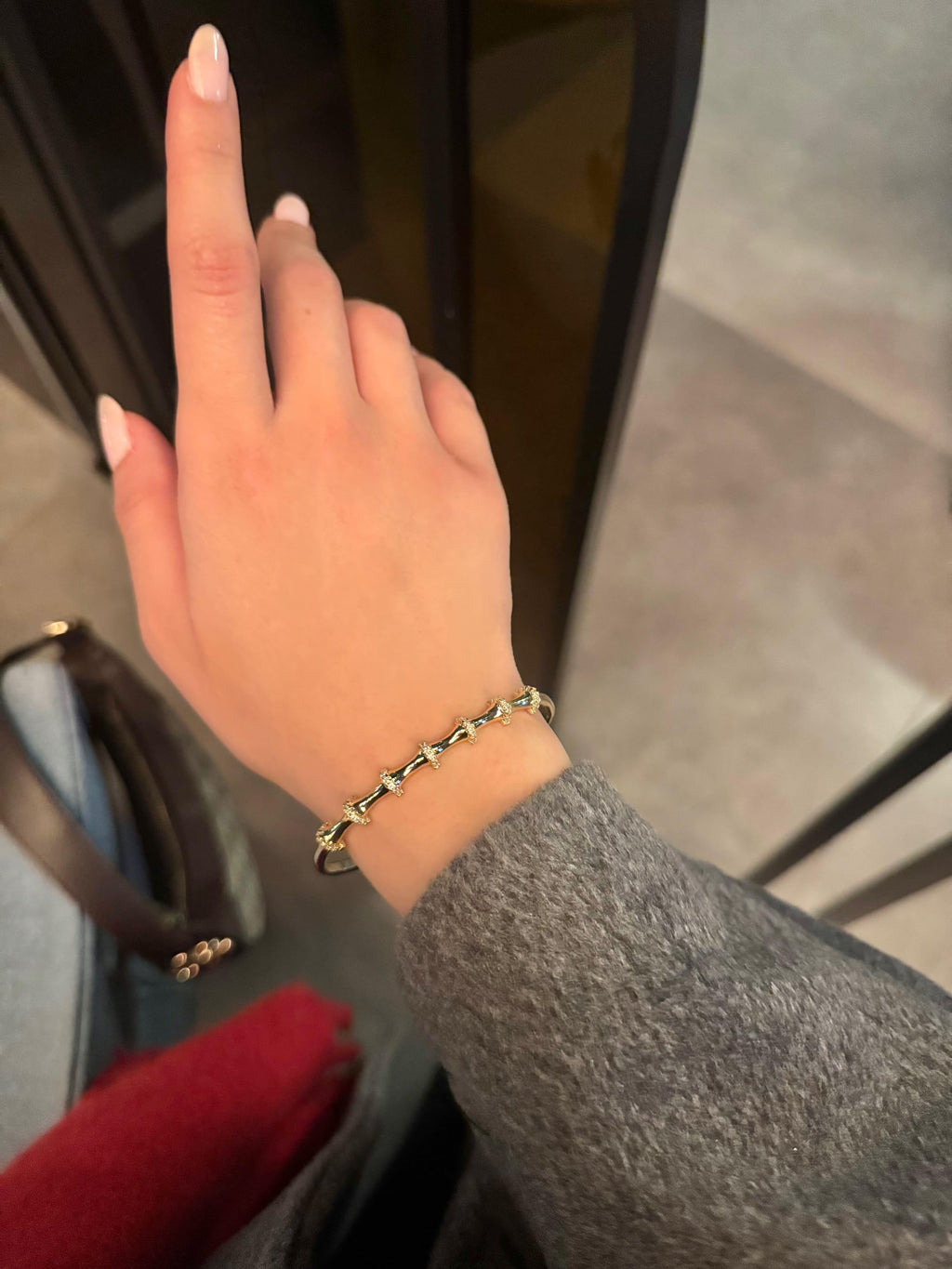 Özel Seri Kelepçe Kemik Tasarım Bileklik