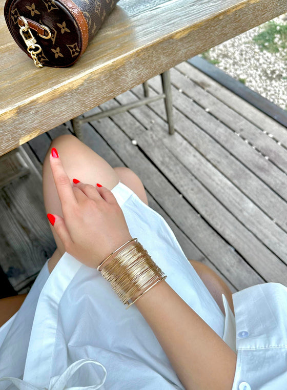 Pinterest Model Çoklu Görünüm Kelepçe Bileklik