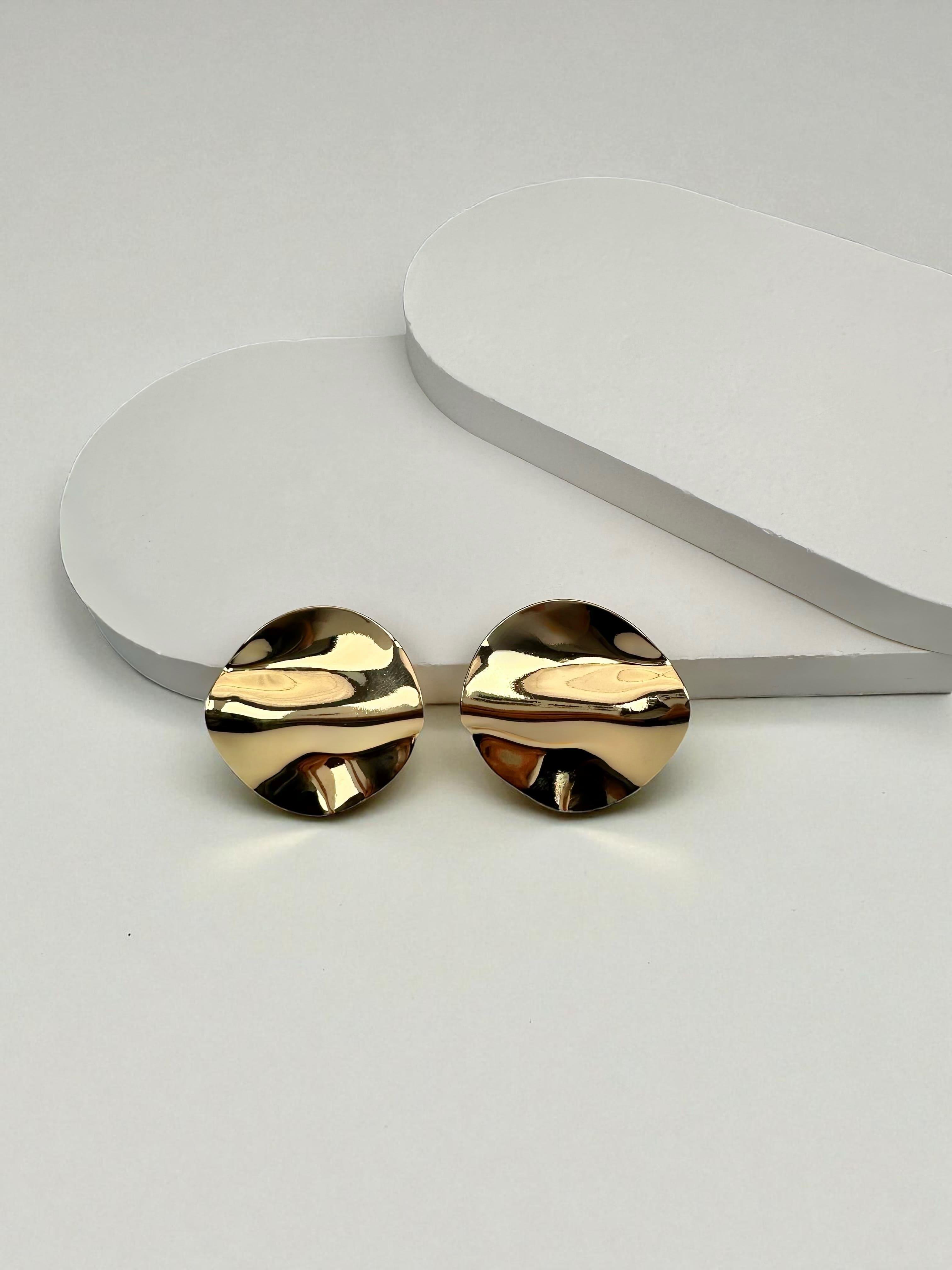 Plaka Gold Geo Küpe