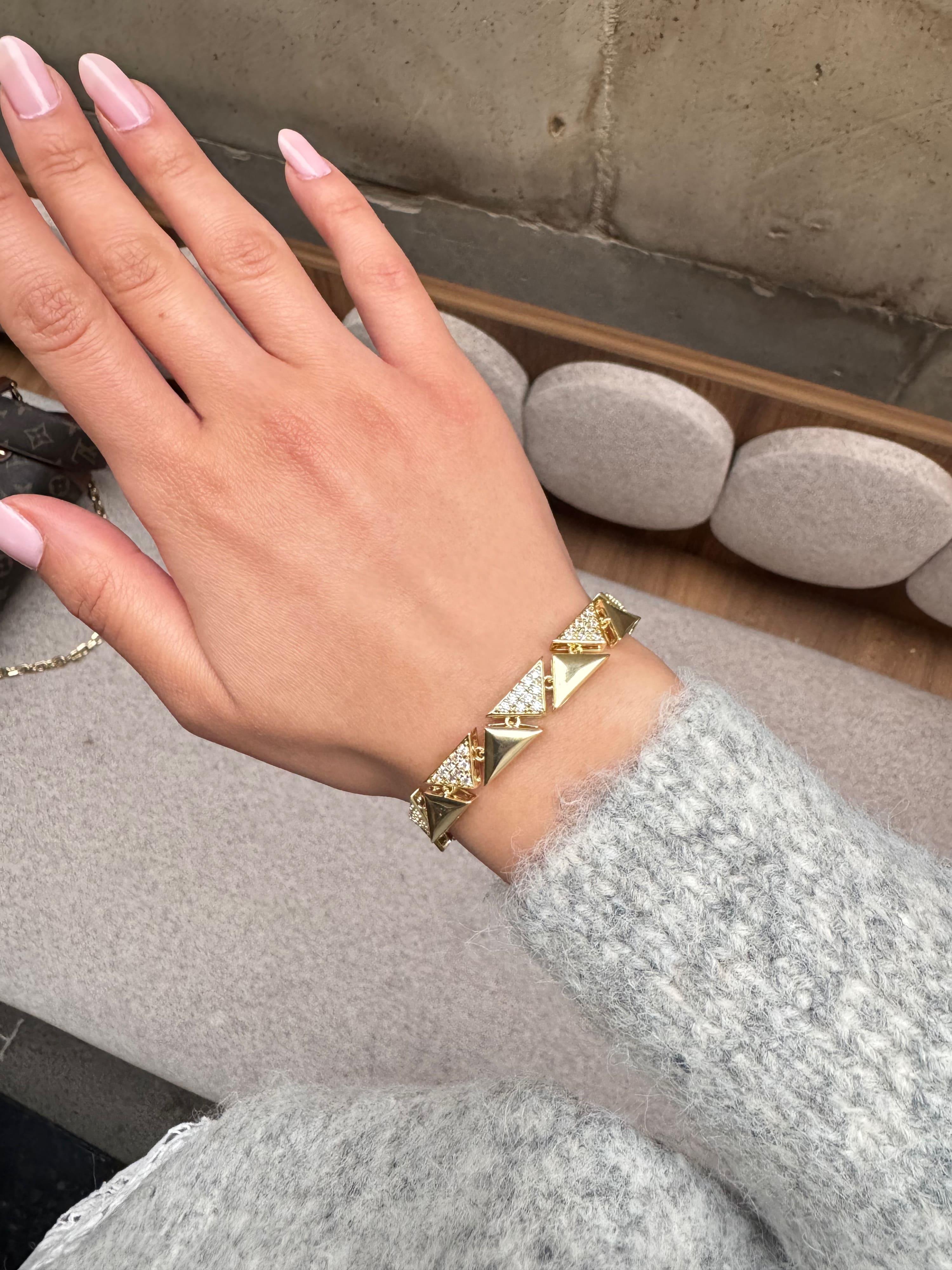 Üçgen Tasarım Bileklik