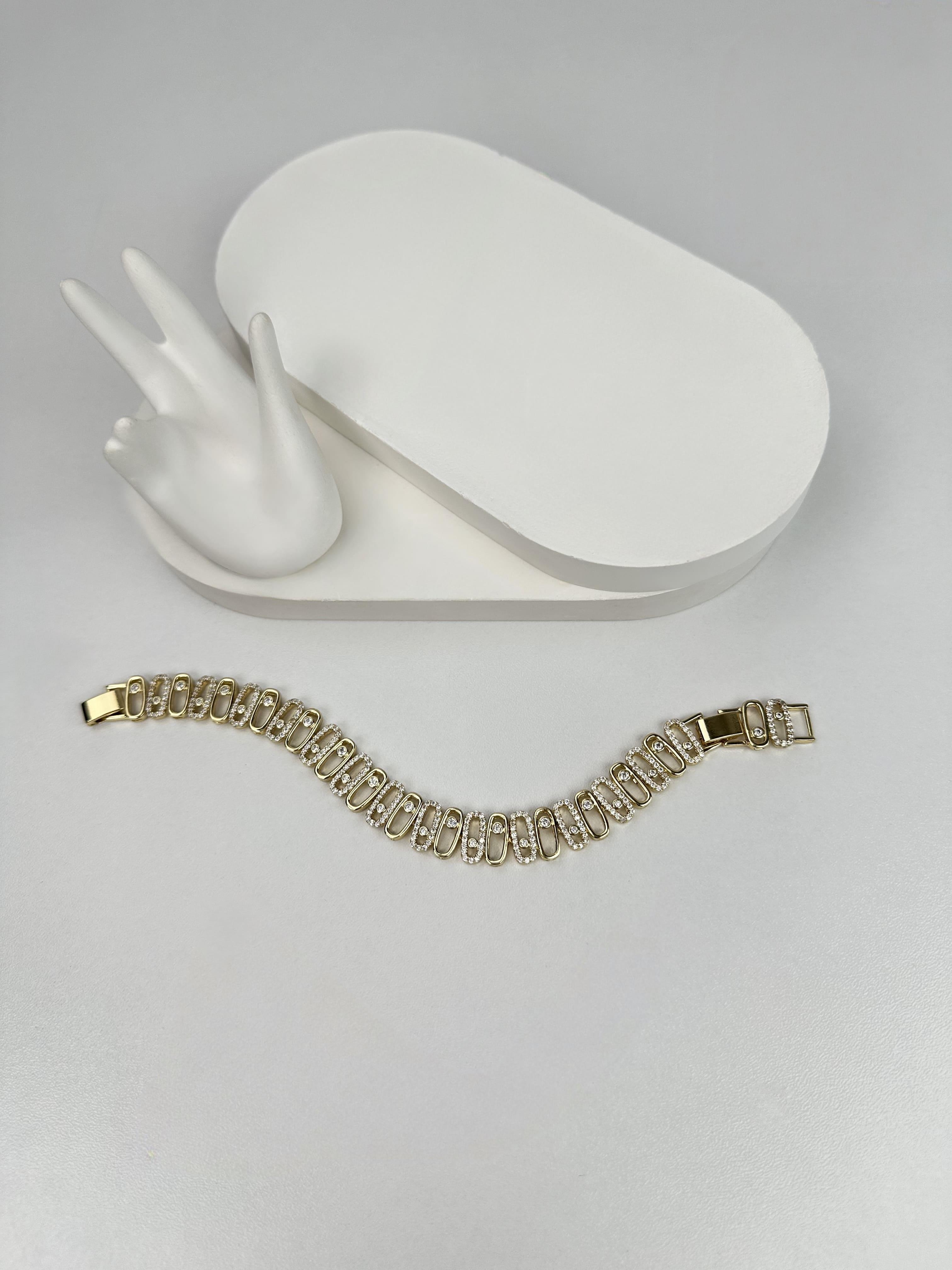 Xuping Mssk Model Taşlı Bileklik